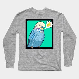 Budgerigar Likes Cheese Long Sleeve T-Shirt